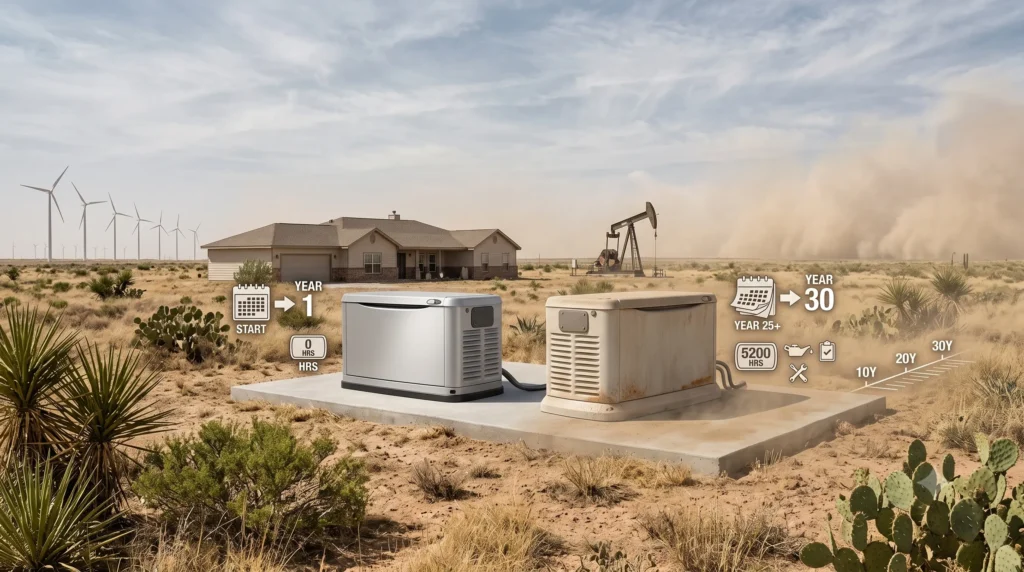 How Long Does a Whole House Generator Last West Texas